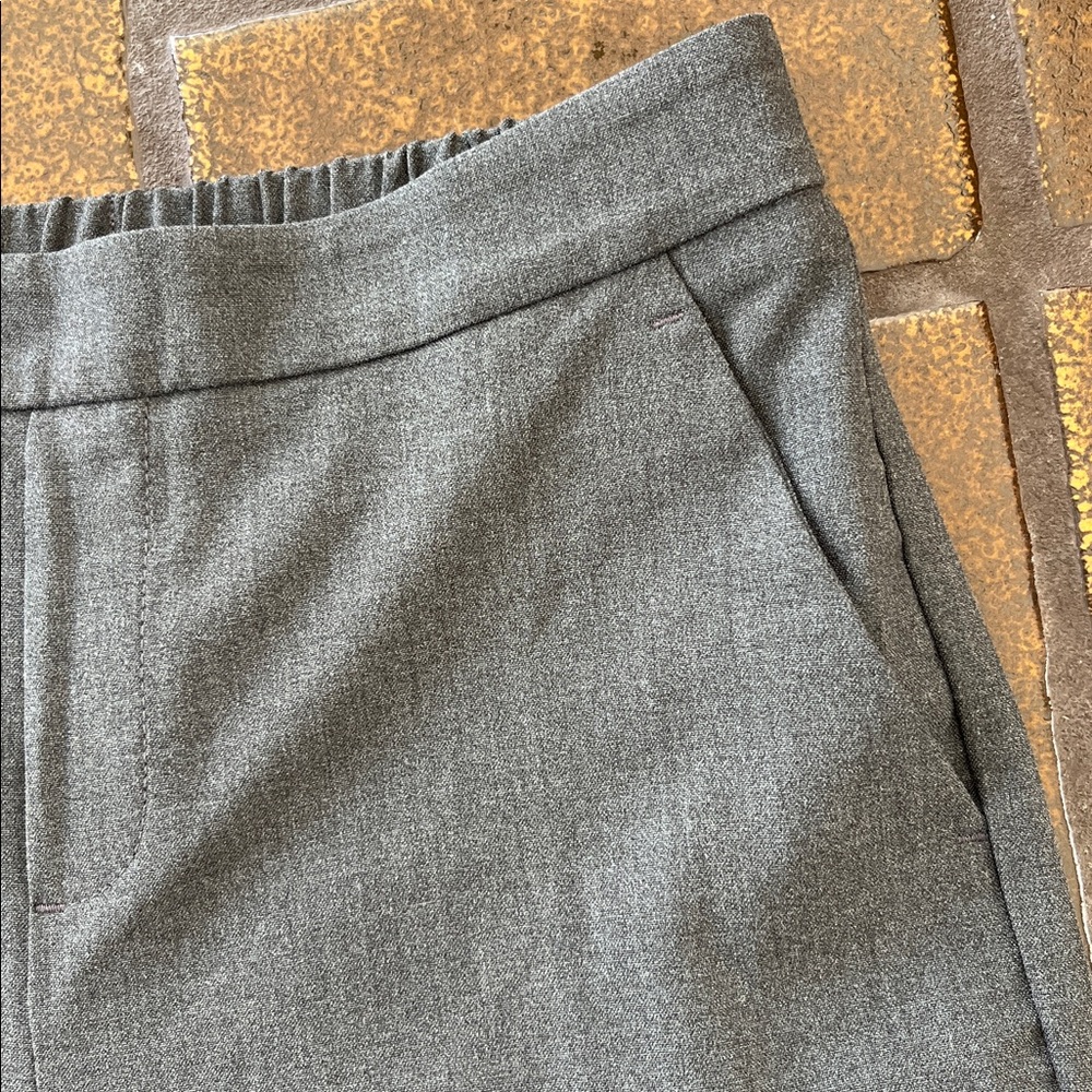 NWT Banana Republic Factory Grey Hayden Tapered Pull-On Trouser Pant - Picture 8 of 16